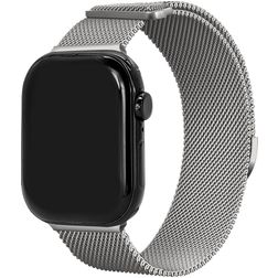 Mobilize RVS Milanaise Apple Watch Armband Magnetverschluss - 49/46/45/44 mm - Polarstern