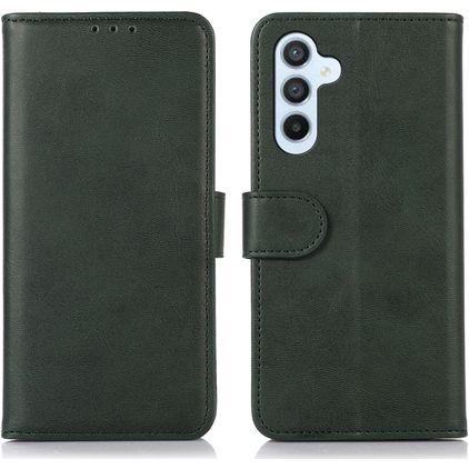 Mobigear Wallet Samsung Galaxy A54 Hülle Klapphülle Geldbörse - Grün