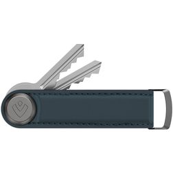 Valenta Key Oranizer SNAP Leder-Schlüssel-Organizer für 2-7 Schlüssel - Blau
