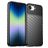 Mobigear Groove iPhone 16e Hülle Flexibles TPU Backcover - Schwarz