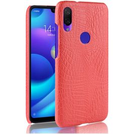 Mobigear Croco Xiaomi Redmi 7 Hülle Hardcase Backcover - Rot