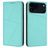 Mobigear Frosted Flip iPhone 17 Pro Hülle Klapphülle Geldbörse - Blau