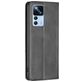 Mobigear Rhombus Slim Xiaomi 12T Pro Hülle Klapphülle - Schwarz