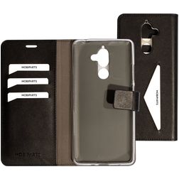 Mobiparts Classic Wallet Nokia 7 Plus Hülle Klapphülle Geldbörse - Schwarz