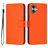 Mobigear Urban Wallet iPhone 16 Plus Hülle Klapphülle Geldbörse - Orange