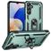 Mobigear Armor ring Samsung Galaxy A16 Hardcase Backcover Shockproof mit Ringhalter - Grün