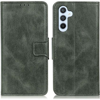 Mobigear Classy Samsung Galaxy A54 Klapphülle Portemonnaie - Grün