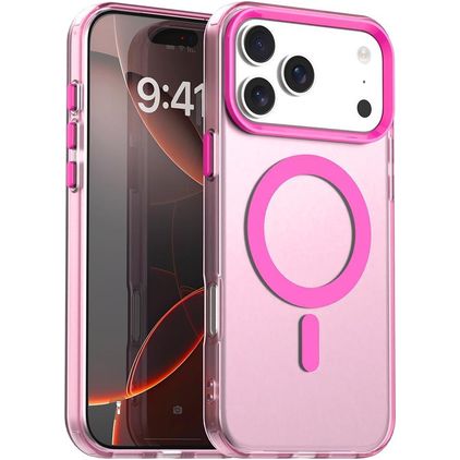 Mobigear Shockproof iPhone 18 Pro MagSafe Hülle Hardcase Backcover - Rot