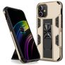 Mobigear Armor Stand iPhone 12 Pro Max Hülle Hardcase Backcover Stoßfest mit Ständer - Gold