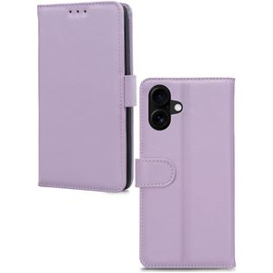 Mobilize Premium Gelly iPhone 16 Hülle Klapphülle Geldbörse - Lila