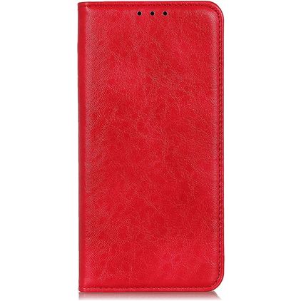 Mobigear Classic Elegance Samsung Galaxy S22 Hülle Klapphülle Geldbörse - Rot