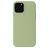 Mobigear Rubber Touch iPhone 13 Silikon Hülle Backcover - Pastellgrün
