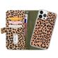 Mobilize Magnet Zipper iPhone 13 Pro Max Hülle Abnehmbare 2in1 Klapphülle Geldbörse - Olive Leopard