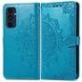 Mobigear Mandala Samsung Galaxy A16 Hülle Klapphülle Geldbörse - Blau