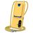 Mobigear Lanyard Card Samsung Galaxy A57 Silikon Handykette mit Kartenfach - Gelb