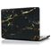 Mobigear Marble MacBook Pro 15 Zoll (2008-2012) Hardcase Hülle MacBook Case - Schwarz / Braun - Model A1260 / A1286