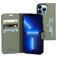 Mobiparts Classic Wallet iPhone 13 Pro Hülle Klapphülle Geldbörse - Stone Green