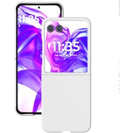 Mobigear Colors Motorola Razr 50 Ultra Hülle Hardcase Backcover - Weiß