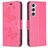Mobigear Butterfly Samsung Galaxy S24 Hülle Klapphülle Geldbörse - Rot