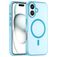 Mobigear Shockproof iPhone 16 MagSafe Hülle Flexibles TPU Backcover - Blau