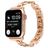 Mobigear Paris Edelstahl Apple Watch Armband Faltschließe - 49/46/45/44 mm - Roségold