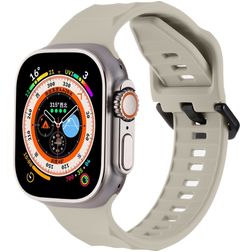 Mobigear Ripple Silikon Apple Watch Armband Dornschließe - 49/46/45/44 mm - Polarstern