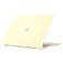 Mobigear Cream Matte MacBook Air 13 Zoll (2010-2019) Hardcase Hülle MacBook Case - Gelb - Model A1369 / A1466
