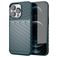 Mobigear Groove iPhone 13 Pro Max Hülle Flexibles TPU Backcover - Grün