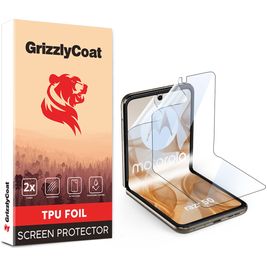 GrizzlyCoat Motorola Razr 50 Hydrogel TPU Displayschutz - Hüllenfreundlich (2er Pack)