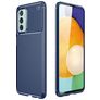 Mobigear Racing Samsung Galaxy M23 Hülle Flexibles TPU Backcover - Blau