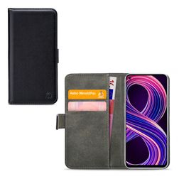 Mobilize Classic Gelly Wallet Realme 8 5G Hülle Klapphülle Geldbörse - Schwarz