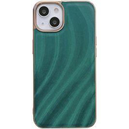 Mobigear Wavy iPhone 14 Plus Hülle Hardcase Backcover - Grün