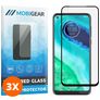Mobigear Premium Motorola Moto G8 Panzerglas Gehärtetes Glas Displayschutz - Hüllenfreundlich - Schwarz (3er Pack)