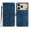 Mobigear Butterfly iPhone 17 Pro Hülle Klapphülle Geldbörse - Blau