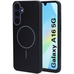 Mobiparts Slim Line Samsung Galaxy A16 MagSafe Hardcase Backcover - Onyx Black