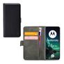 Mobilize Classic Gelly Wallet Motorola Edge 40 Neo Klapphülle Portemonnaie - Schwarz