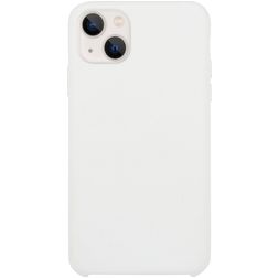 Mobigear Rubber Touch iPhone 15 Silikon Hülle Backcover - Weiß