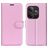 Mobigear Classic Realme GT 6 Hülle Klapphülle Geldbörse - Pink