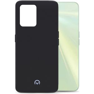 Mobilize Rubber Gelly Realme C35 Hülle Flexibles TPU Backcover - Matt Black