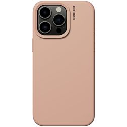 Nudient Base iPhone 15 Pro Max Silikon Hülle Backcover - Peach Orange