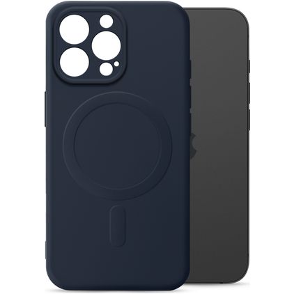 My Style Protective Flex iPhone 15 Pro MagSafe Hülle Flexibles TPU Backcover - Marineblau