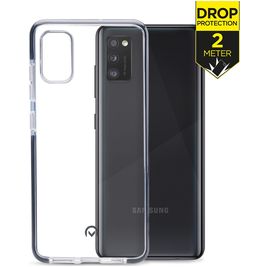 Mobilize Shatterproof Samsung Galaxy A41 Hülle Hardcase Backcover Stoßfest - Transparent / Schwarz