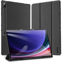 Mobigear Domo Samsung Galaxy Tab S10 Ultra Hülle Klapphülle + Stifthalter - Schwarz