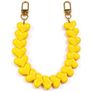 Mobigear Kunststoff Heart Verstellbare Universal-Handykette - Sunshine Yellow