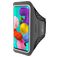 Mobiparts Comfort Fit Handyhalterung Joggen Samsung Galaxy A51 Sporthülle Neopren Sportarmband - Schwarz