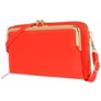 Antonio Fonzo Crossbody Clutch Snap Handytasche - Large - Rot