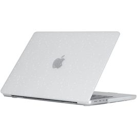Mobigear Sparkle MacBook Pro 14 Zoll (2021-2025) Hardcase Hülle MacBook Case - Transparent - Model A2442 / A2779 / A2918 / A2992 / A3401 / A3112 / A3434