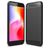 Mobigear Brushed Slim Xiaomi Redmi Go Hülle Flexibles TPU Backcover - Schwarz