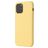 Mobigear Rubber Touch iPhone 12 Pro Silikon Hülle Backcover - Gelb