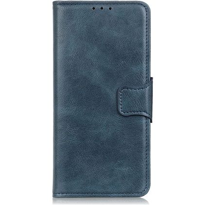 Mobigear Classy OnePlus 10 Pro Hülle Klapphülle Geldbörse - Blau